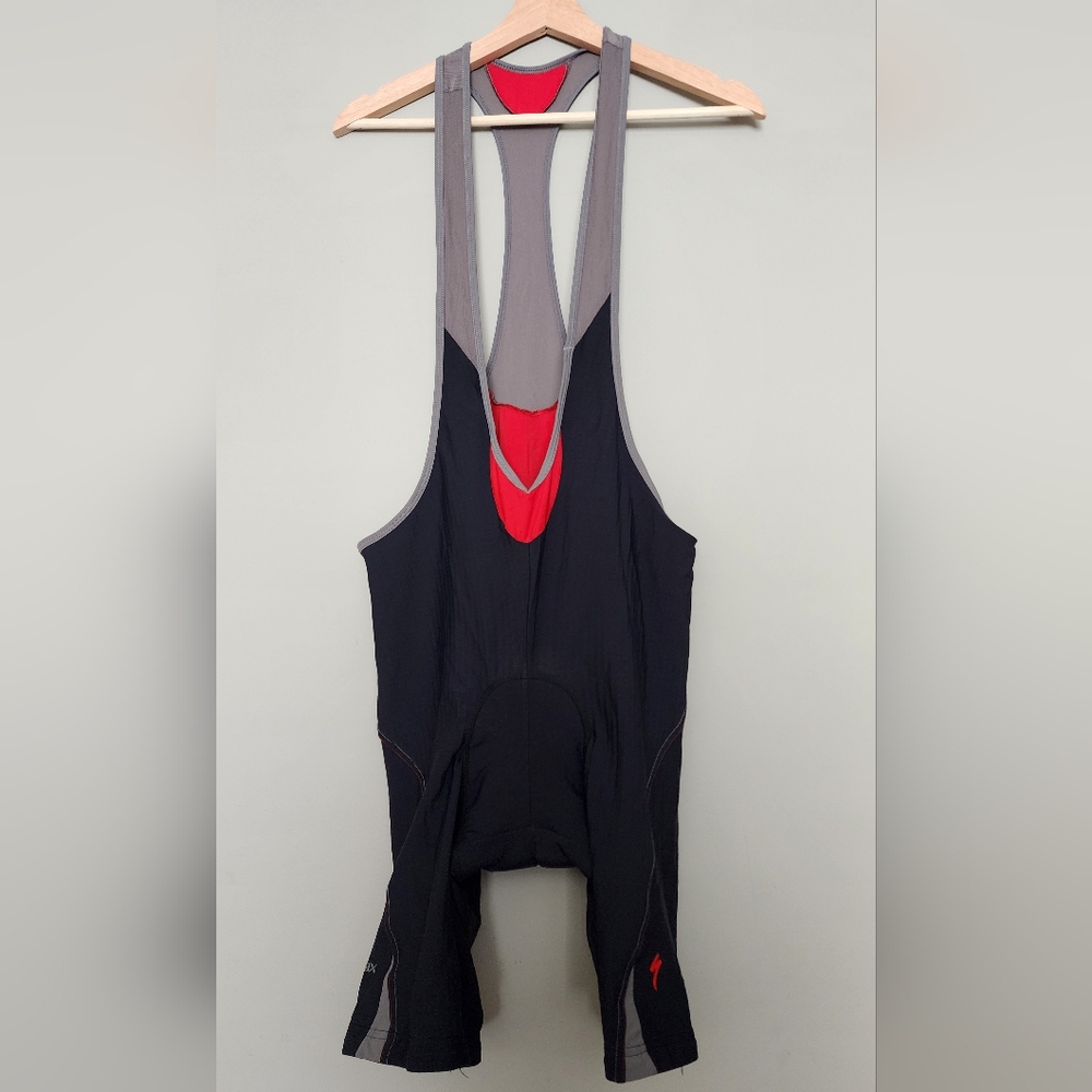 RBX Specialized Black and Red Cycling Bib Shorts